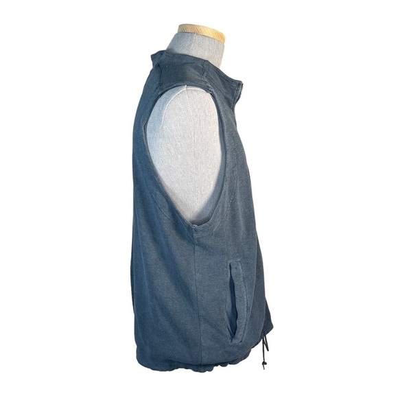 The Territory Ahead Men’s Cotton Double Layered Charcoal Gray Zip Front Vest L - Picture 5 of 11